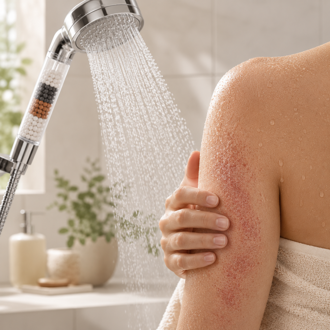 Le pommeau de douche filtrant peut-il soulager l'eczéma et le psoriasis ?