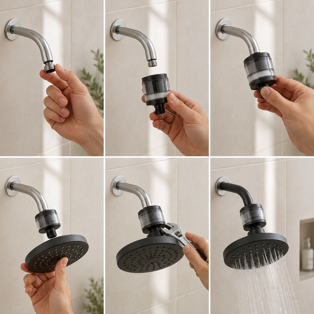 Comment installer un pommeau de douche filtrant ? Le guide étape par étape Image