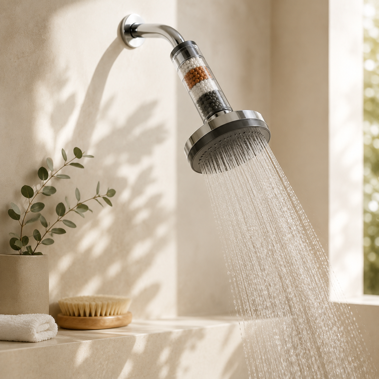 Pommeau de douche filtrant : quels bienfaits pour la peau ?