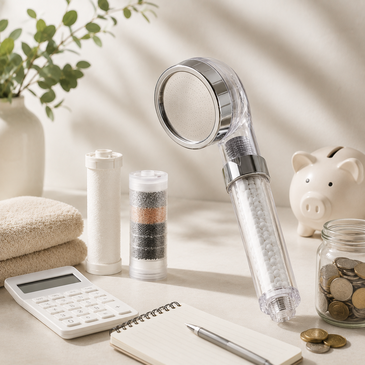 Pommeau de douche filtrant : combien ça coûte vraiment à l'année ? Image