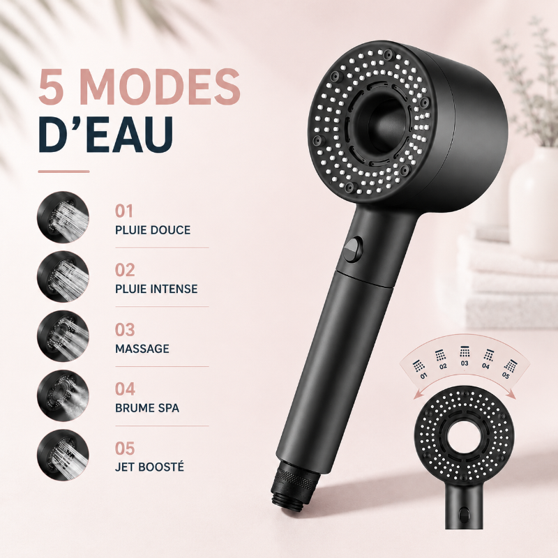 Pommeau de Douche Filtrant